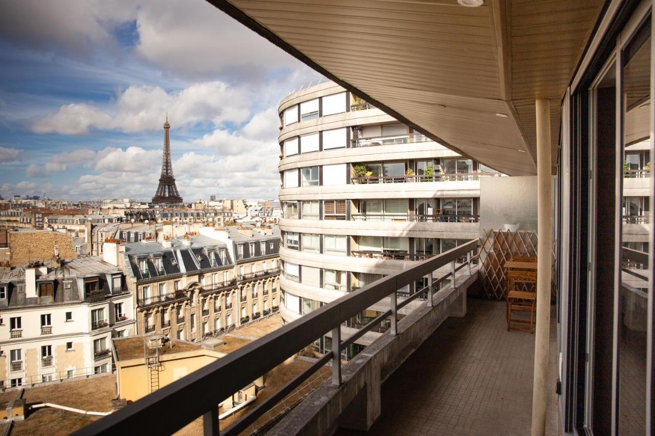 Appartement Vue Tour Eiffel París Exterior foto